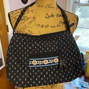 Vera Bradley blue and black purse